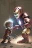 Placeholder: Baby iron man fight Zeno