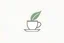 Placeholder: Minimalist logo that represents a tidy desktop with a plant and a tea cup on it