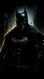 Placeholder: A striking portrait of a fantasy superhero, created by combining elements of black hawk and Batman. This superhero wears a scary and stylish suit, with black and dark tale armor, reminiscent of blackhawk's iconic look. A menacing Batman-like mask covers the face, while the overall design is reminiscent of anime and painting styles. The background is a dark and mysterious cityscape full of moons with an ominous sky. Superheroes stand tall and confident, ready to face any challenge., photo,