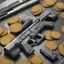 Placeholder: szakalak with chips lays and cyperpunk gun