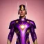 Placeholder: Cosmic super hero, purple costume,8k HD image,