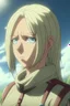 Placeholder: Attack on Titan screencap of a female Proraditel Ymir