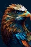 Placeholder: t-shirt design, Eagle digital art by Jan Tengnagel, shutterstock contest winner, furry art, artwork, angular, art