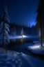 Placeholder: Nature finland winter night