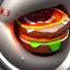 Placeholder: Rimhole cheeseburger 3d 8k überdetailed redness vivid