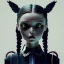 Placeholder: wednesday addams, hyper detail, octane render, unreal engine 5, 8k resolation