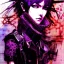 Placeholder: beautiful punk girl, hyper detailed, hyperdetailed, intricately detailed, illustration by <Yoji Shinkawa>, purple tones, darkred tones,