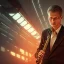 Placeholder: portrait of peter dobson playing saxophone, blade runner, low key lighting, volumetric light, digital art, highly detailed, fine detail, intricate, complex, octane render, unreal engine, photorealistic