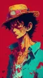 Placeholder: hotline miami luffy