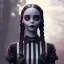 Placeholder: wednesday addams, addams family style, hyper detail, octane render, unreal engine 5, 8k resolation