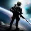 Placeholder: apocalypses, chaotic, magnificent, realistic, colorful, massive, epic, cinematic, 8k, HD, Ultra High Definition, photo film, hyper-detailed, Future Army soldier, astronaut military army, space helmet, glass visor, realistic proportions, no duplicates