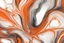 Placeholder: Professional Digital Painting, Abstract Art, orange,liquid
