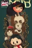 Placeholder: portrait, beautiful stunning lady skin-tight afro-victorian peakyblinders asianbabygirl style of wwe mad magazine the secret of nimh sanrio