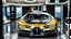 Placeholder: A (((Custom bugatti chiron build full))) featuring a luxurious interior, advanced technologies, and a sleek body kit designed by MANSORY, exuding an air of sophistication and power