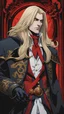 Placeholder: Highly detailed portrait of Alucard from Castlevania: Symphony of the Night, by Loish, by Bryan Lee O'Malley, by Cliff Chiang, by Greg Rutkowski, inspired by Jojo's Bizzare Adventure, inspired by Shōnen Jump, inspired by Hellsing, inspired by Vampire Hunter D