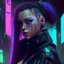 Placeholder: Girl cyberpunk is a thing of beauty