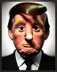 Placeholder: Waist up Portrait, Donald trump muppet, Sesame Street style, retro style, photo studio, unreal engine 5, god lights, ray tracing, RTX, lumen lighting, ultra detail, volumetric lighting, 3d.