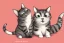 Placeholder: cute cat isolated illustrations