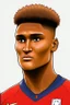 Placeholder: Ollie Watkins English football player ,cartoon 2d