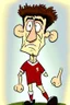 Placeholder: Alfie Whiteman Footballer ,cartoon 2d