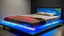 Placeholder: A living bed crafted from emotion-reactive resin, with gradient-shifting surfaces that creates a subtle humming melody when touched.