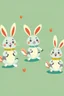 Placeholder: Bouncing bunnies counted one, two, three,