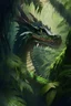 Placeholder: a dragon in the jungle