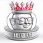 Placeholder: King cheerful 3D Clear details