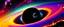 Placeholder: orbiting a black hole from a trillion miles away, peaceful, colorful, dark, ominous, beautiful abyss,