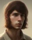 Placeholder:  boy, cute, young, teen, brown hair, brown eyes, medium hair, bangs, head and shoulders portrait, head and shoulders portrait, 8k resolution concept art portrait by Greg Rutkowski,