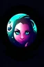Placeholder: dark beautiful logo cartoon circle fantasy