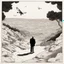 Placeholder: a alone man. pen and ink, birds eye view, illustrated by hergé, Background space and earth