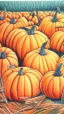 Placeholder: pencil drawing with colored pencils of a pumpkin patch