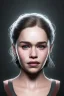 Placeholder: emilia clarke, head and shoulders portrait, head and shoulders portrait, 8k resolution concept art portrait by Greg Rutkowski,