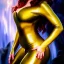 Placeholder: ultra detailed fullbody Portrait in oil on canvas of beautiful busty marvel`s Jean Grey ,wearing skintight latex suit,extremely detailed digital painting, intrincate, intense stare, extremely detailed face,crystal clear Big Glowing eyes, mystical colors , perfectly centered image, perfect composition, rim light, beautiful lighting, 8k, stunning scene, raytracing, anatomically correct, in the style of robert e howard and Ken Kelley and Ohrai Noriyoshi and Simon Bisley and tomzj1