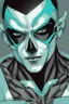 Placeholder: male, black skinned, teal eyes, bald