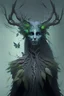 Placeholder: faceless widow nature druid driada no face