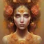 Placeholder: Tamanna bhatia flower goddess , face and shoulders , golden hour , circuitry, 16k , beautiful eyes