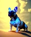 Placeholder: cinematic lighting, HD, high details, dramatic, atmosphereric, trending on artstation, detailed illustration of a french bulldog muscles standing on the sand, french bulldog wallpaper, detailed illustration of a french bulldog standing on the sand, french bulldog wallpaper, luminous body, sparkling body, full body, symmetrical body, realistic, luminous body, clear focus, carefully detailed, soft evening sky, muscular body, hulk body, a lot of muscles on the body, realistic body, beautiful dog