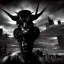 Placeholder: A portrait post-apocalypse of Baphomet ,sin city,sci-fi fantasy style, volumetric lighting, particales,highly detailed,cinamatic,8k,3D,fire and black deep colours,ignore NSFW , realistic, sharp,ethereal , transgender ,beauty , ghost , paranormal,sky,clouds,universe,hell,