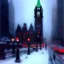 Placeholder: Ottawa,Gotham city, Neogothic architecture,snow, by Jeremy mann, point perspective,