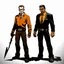 Placeholder: Gordon Freeman and Adrian Shephard from Half life