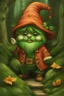 Placeholder: green gnom in magic forest