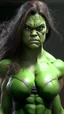 Placeholder: hulk become beautiful girl , ultra realistic, 4k, ultra detail, full body