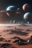 Placeholder: planets, starships, spectral, surrealism, 8k octane rendered, unreal engine 5, high resolution, high contrast, cinematic lights, masterpiece, 3d