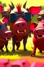 Placeholder: Close-up animation of a mischievous group of wild warthogs wearing sunglasses and attempting to breakdance in a comical fashion.