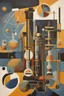 Placeholder: Abstract painting of scientific instruments