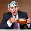 Placeholder: dr. Anthony fauci eating a bowl of Spike protein