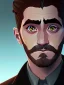 Placeholder: Portrait of a 30 year old strange gay wizard like Jake Gyllenhaal