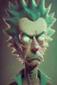 Placeholder: A portrait of Rick from Rick and Morty